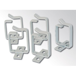 PASSACAVI PER ARMADI RACK 44x60 mm. CONFEZIONE 10 PEZZI - COLORE GRIGIO RAL 7035