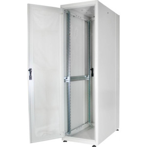 ARMADIO RACK 19" 42 UNITÀ 19 PER RETI E SERVER MISURE (A)2010 X (L)600 X (P)1000 MM. COLORE GRIGIO CHIARO