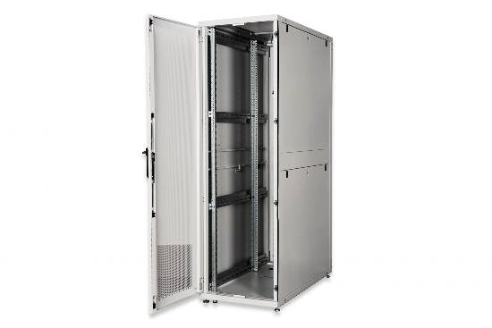 ARMADIO RACK 19" 42 UNITÀ 19 PER RETI E SERVER MISURE (A)1970 X (L)600 X (P)1200 MM. COLORE GRIGIO CHIARO
