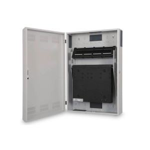 ARMADIO SLIM A MURO 4 UNITA' 900X600 PROFONDITA' 200MM GRIGIO CON APERTURA FRONTALE