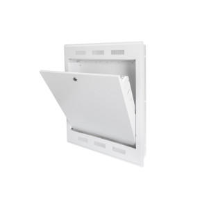 ARMADIO SLIM A MURO 2 UNITA' 778X628 ALTEZZA 128MM GRIGIO CON APERTURA FRONTALE
