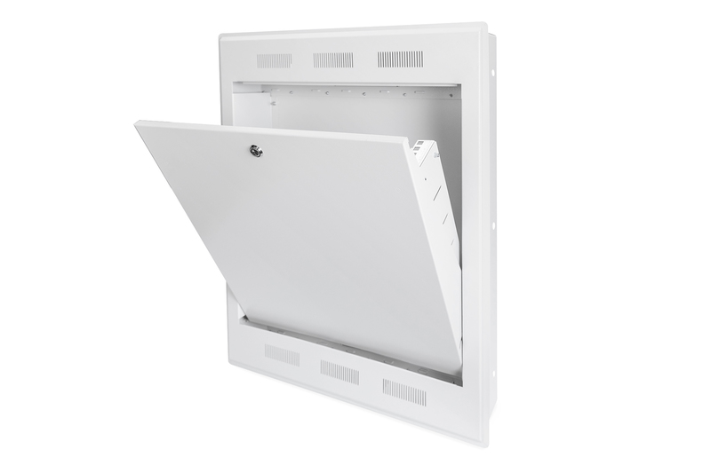 ARMADIO SLIM A MURO 2 UNITA' 778X628 ALTEZZA 128MM GRIGIO CON APERTURA FRONTALE