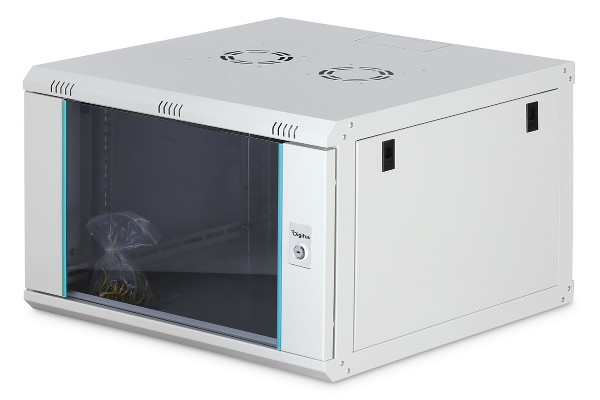 Armadio Rack 19" a Muro serie Dynamic-N - 600x600 mm (LxP), non montata