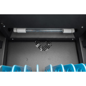 DIGITUS Armadio di ricarica mobile su desktop per 10 notebook/tablet a 13 pollici, UV-C, USB-C