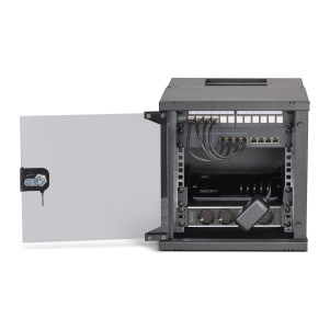 ARMADIO RACK DI RETE DIGITUS 10" CON ACCESSORI  - 6U, 315 x 300 mm (L x P)