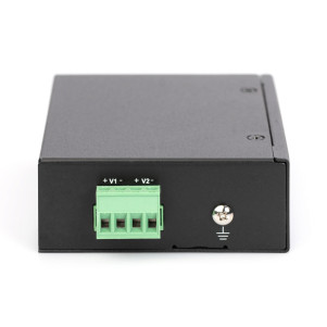 Splitter industriale Gigabit con alimentazione PoE fino a 95 Wat 802.3bt