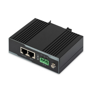 INIETTORE INDUSTRIALE PROFESSIONALE POE+ 802.3 af/at GIGABIT DIGITUS