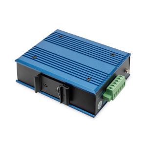 DIGITUS Switch di rete Fast Ethernet a 4 porte, industriale, non gestito, 1 Uplink SFP