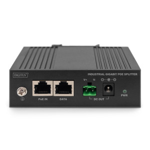 DIGITUS Splitter PoE Gigabit Ethernet, industriale, 60W