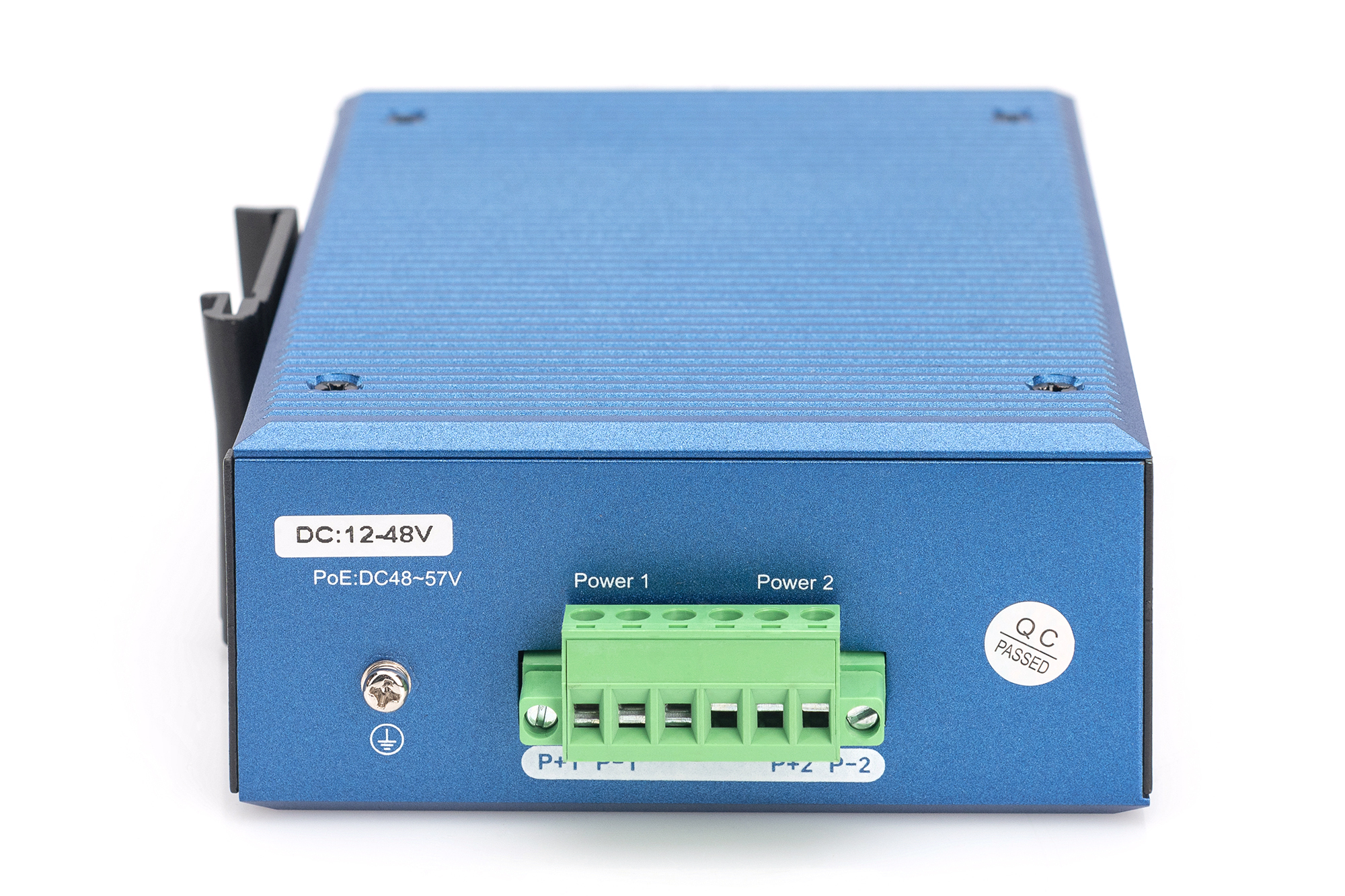 DIGITUS Switch industriale Gigabit Ethernet PoE gestito a 4+2 porte L2