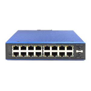 DISITUS Switch industriale Gigabit Ethernet a 16+2 porte gestito L2