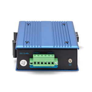 DIGITUS Convertitore multimediale industriale da 10/100/1000 Base-TX a 1000 Base-FX