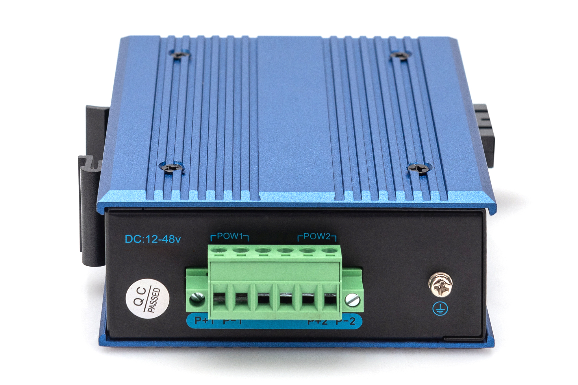 DIGITUS Convertitore multimediale industriale da 10/100/1000 Base-TX a 1000 Base-FX