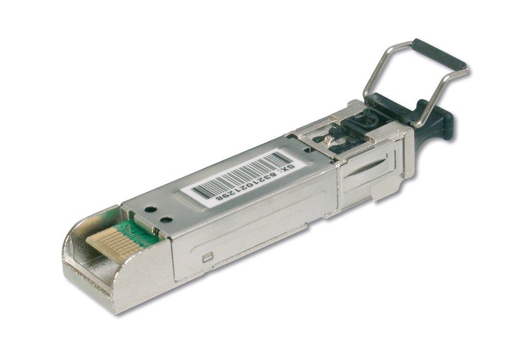 DIGITUS Modulo mini GBIC (SFP) con compatibilità HP, 1,25 Gb/s, 0,55 km