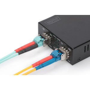 DIGITUS Modulo mini GBIC (SFP) con compatibilità HP-HPE, 1,25 Gb/s, 0,55 km