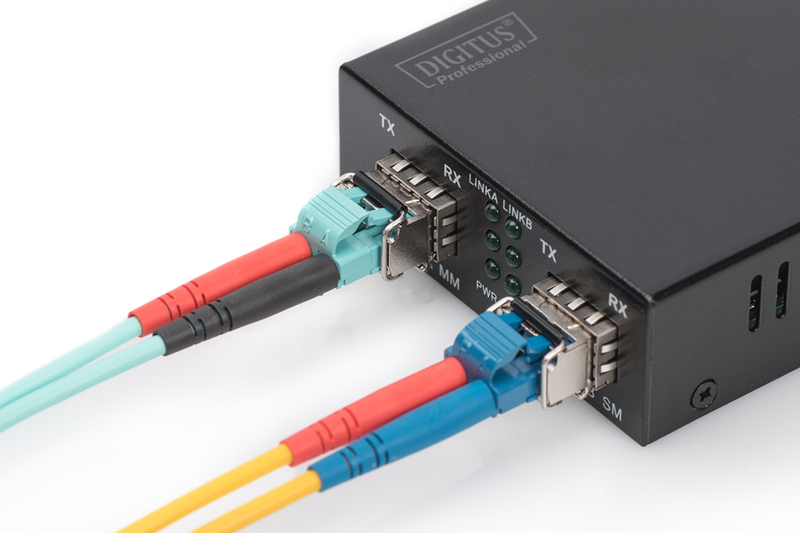 DIGITUS Modulo mini GBIC (SFP) con compatibilità HP-HPE, 1,25 Gb/s, 0,55 km