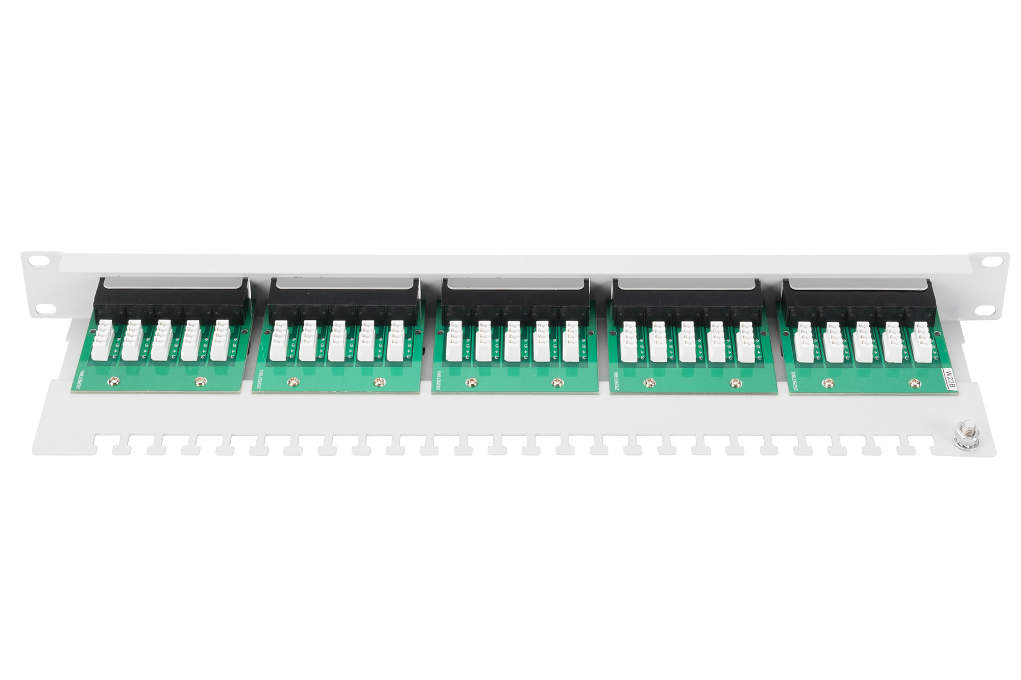 PANNELLO PATCH PER ISDN 19" CATEGORIA 3 - 25 PORTE 8 POLI