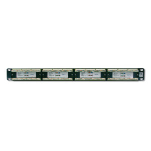 PANNELLO PATCH 19" NON SCHERMATO UTP 24 PORTE 8 POLI RJ45 PER RETI CATEGORIA 5E - 1 UNITA'
