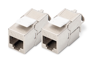 Modulo Keystone CAT 6A, schermato, attrezzi per l'installazione non necessari - 2 pezzi