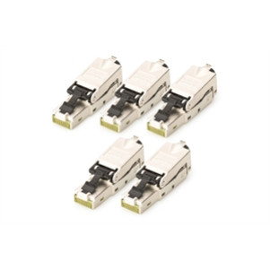 spina RJ45 schermata per installazione senza attrezzi - 5 pezzi