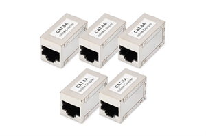 Accoppiamento modulare CAT 6A, schermato - 5 pezzo