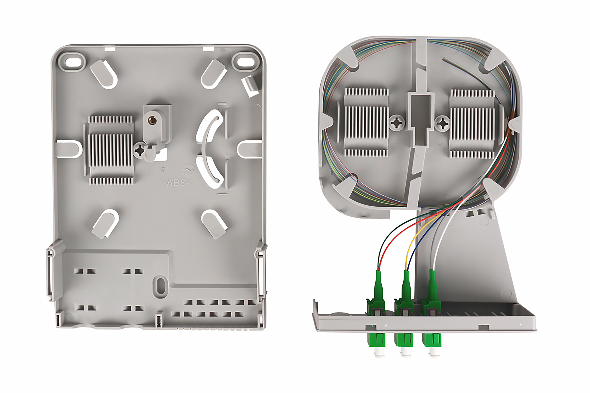 Ftth Home Distribution Unit, 3 x LC/APC duplex