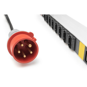 Multipresa trifase 16A, 24 x C13, 3 x C19, cavo 3 mt con spina IEC 60309 16 A