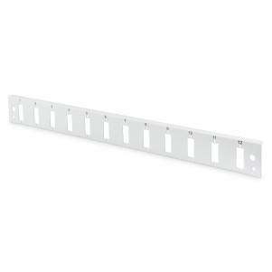 PANNELLO FRONTALE FIBRA OTTICA 1U 12x SC DX VERTICALE GRIGIO RAL 7035 DIGITUS