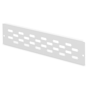 PIASTRA ADATTATORE PER DN-96800M-2, GRIGIO (RAL 7035) 12X SC-DX, LC-QD