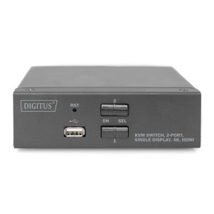 SWITCH KVM 2 PORTE 4K, 1 SCHERMO HDMI ®  USB