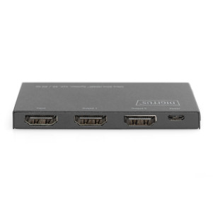 SPLITTER ULTRA SLIM HDMI, 1X2, 4K/60HZ HDR, HDCP 2.2, 18 GBPS, MICRO USB POWER
