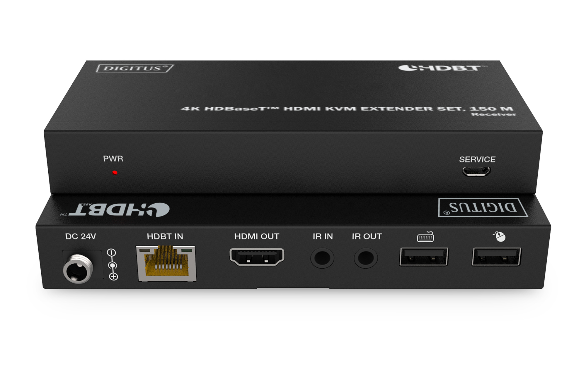 DIGITUS Set extender 4K HDBaseT™ HDMI KVM, 150 m
