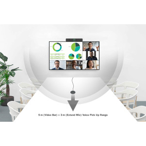 DIGITUS Barra video all-in-one 4K Pro - sistema per videconferenze