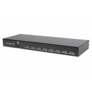 DIGITUS Commutatore KVM modulare, 8 porte