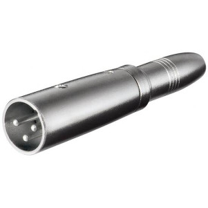 ADATTATORE XLR MASCHIO 3 POLI - 6,35MM FEMMINA