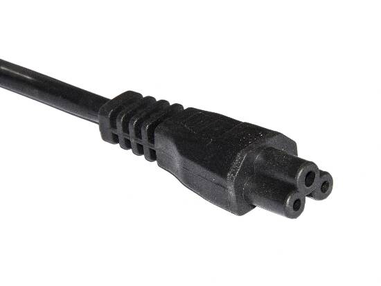 CAVO ALIMENTAZIONE CONNETTORI C14 MASCHIO C5 FEMMINA MT 1,80
