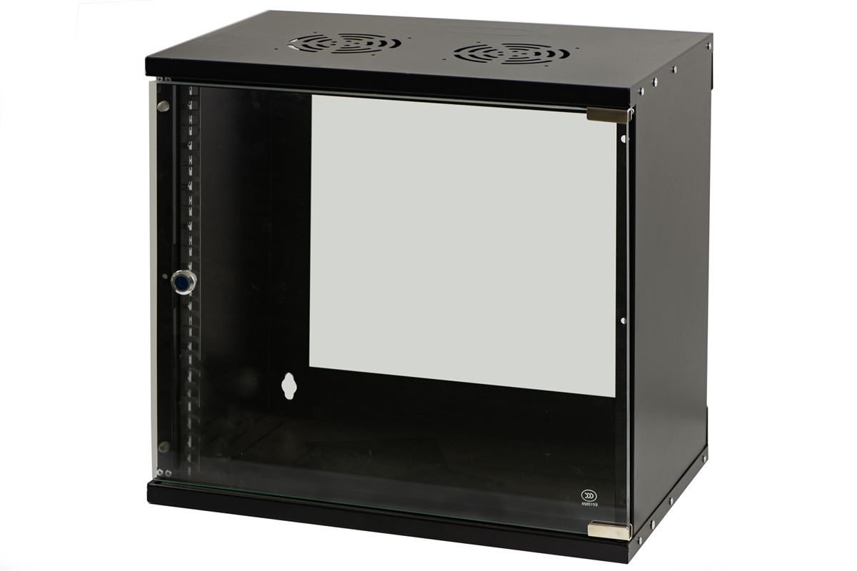 ARMADIO RACK 19" 9 UNITA' (A)485 X (L)500 X (P)320 NERO