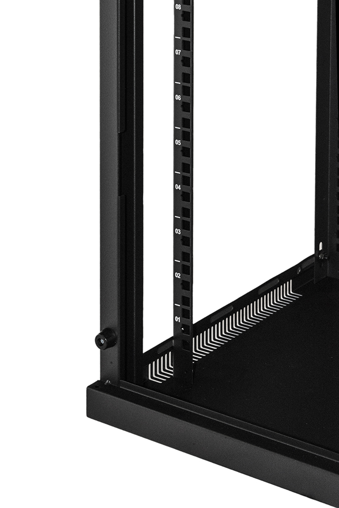 ARMADIO RACK 19" 9 UNITA' DA MURO (A)490X (L)540 X PROFONDITA' 600 MM. COLORE NERO