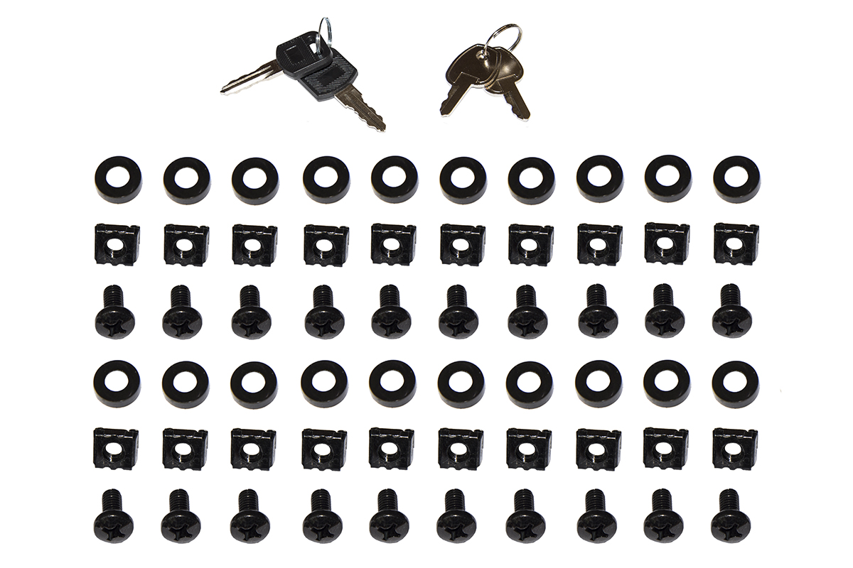 ARMADIO RACK 19" PER RETI 27U (A)1388 (L)600 (P)800 COLORE NERO PORTA VETRO