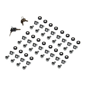 ARMADIO RACK 19" PER RETI 32U (A)1610, (L)600, (P)800 COLORE GRIGIO PORTA VETRO