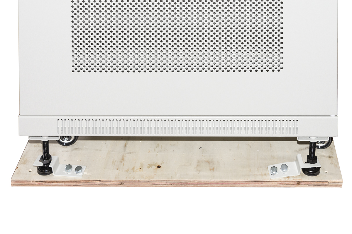 ARMADIO RACK 19" 42U (A)2055, (L)600, (P)1000 COLORE GRIGIO PORTA TRAFORATA