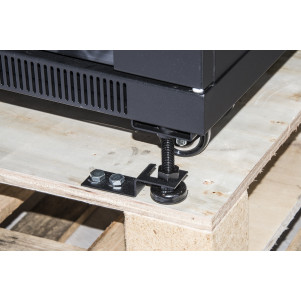 ARMADIO RACK 19" 42U (A)2055, (L)600, (P)600 COLORE NERO PORTA VETRO