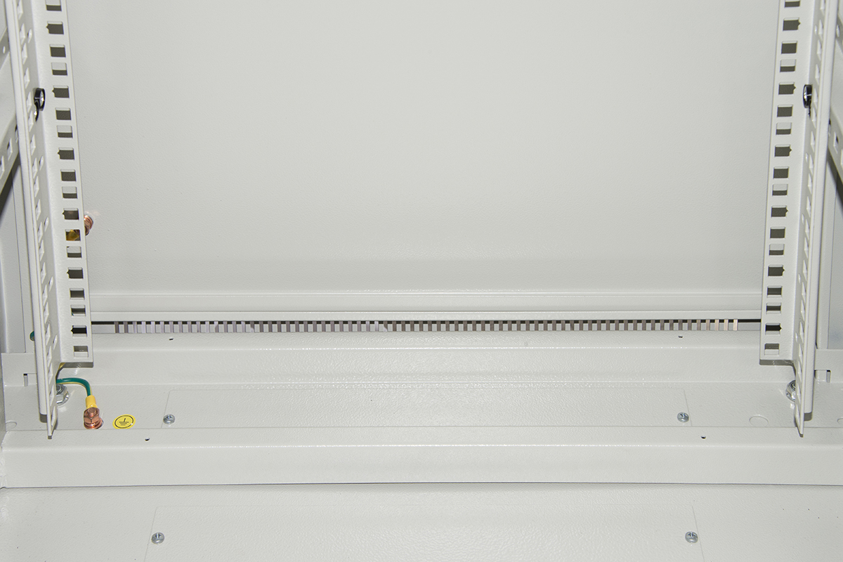 ARMADIO RACK 19" 42U (A)2055, (L)600, (P)800 COLORE GRIGIO PORTA VETRO DISASSEMBLATO