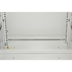 ARMADIO RACK 19" 42U (A)2055, (L)600, (P)800 COLORE GRIGIO PORTA VETRO