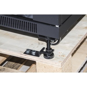 ARMADIO RACK 19" 42U (A)2055, (L)600, (P)800 COLORE NERO PORTA VETRO