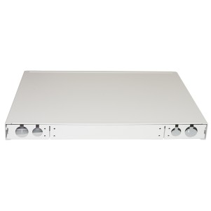 PANNELLO FIBRA OTTICA 19" CON 24 PORTE SC DUPLEX PROFONDITA' 250 MM GRIGIO CON ACCESSORI