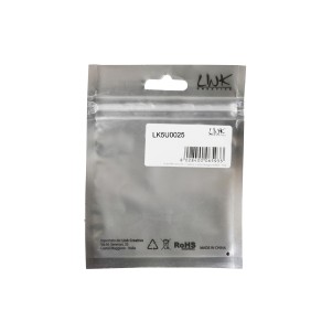 CAVO RETE UTP CAT. 5E NON SCHERMATO MT. 0,25 COLORE GRIGIO