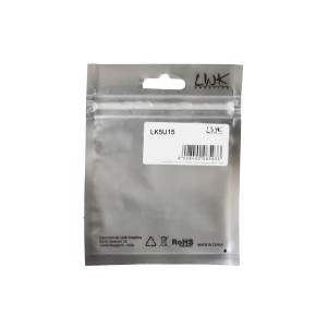 CAVO RETE UTP CAT. 5E NON SCHERMATO MT. 1,5 COLORE GRIGIO
