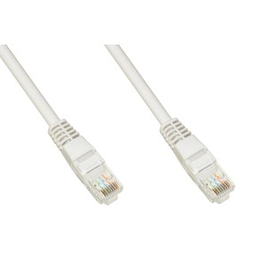 CAVO RETE UTP CAT. 5E NON SCHERMATO MT. 3 COLORE GRIGIO