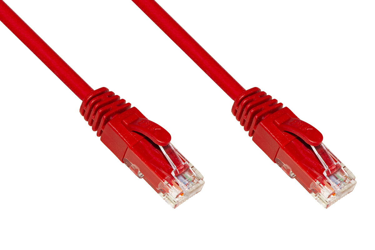 CAVO RETE CATEGORIA 6A NON SCHERMATO UTP AWG24 COLORE ROSSO HALOGENFREE MT 5